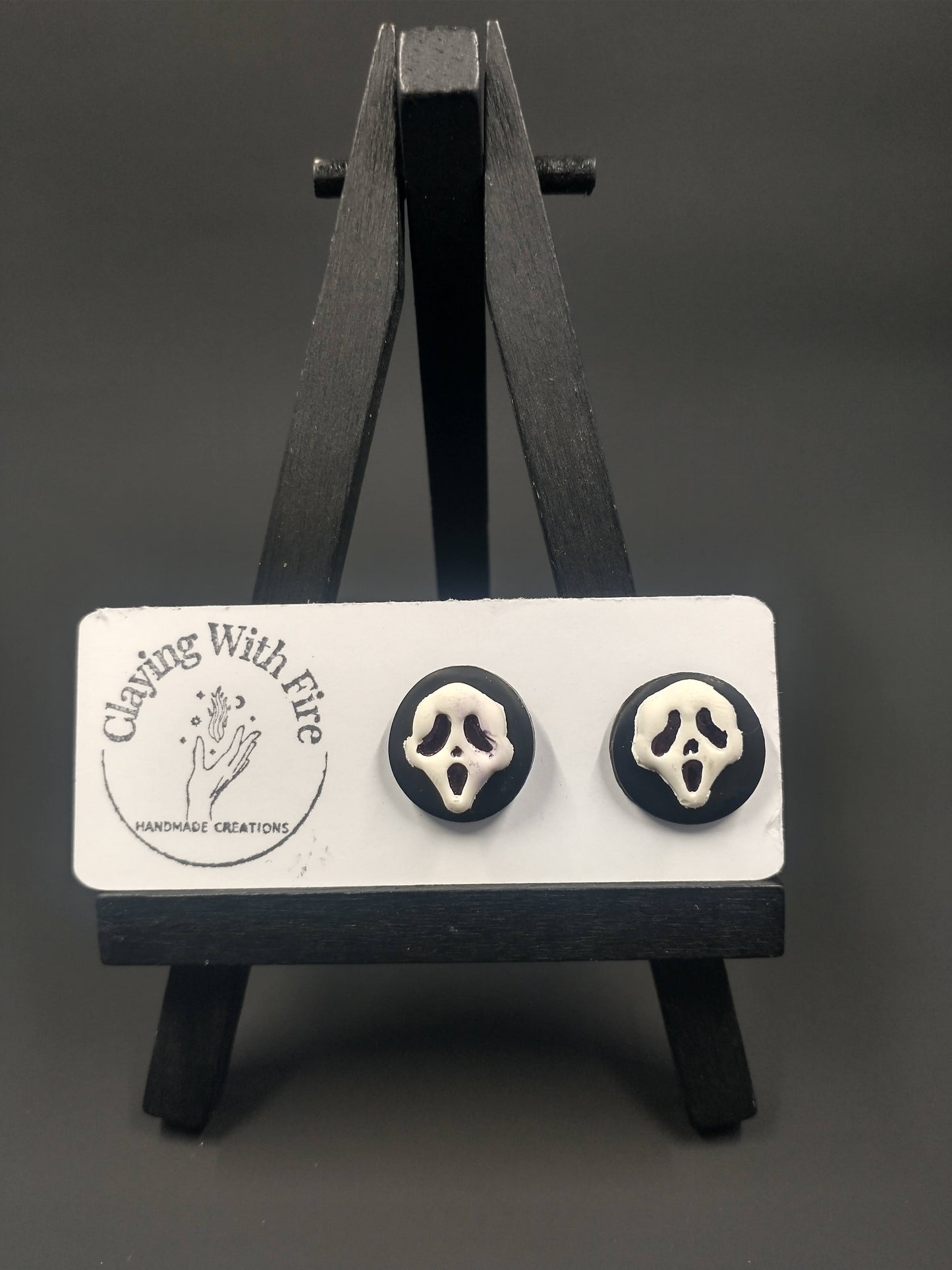 Scream Ghostface Studs