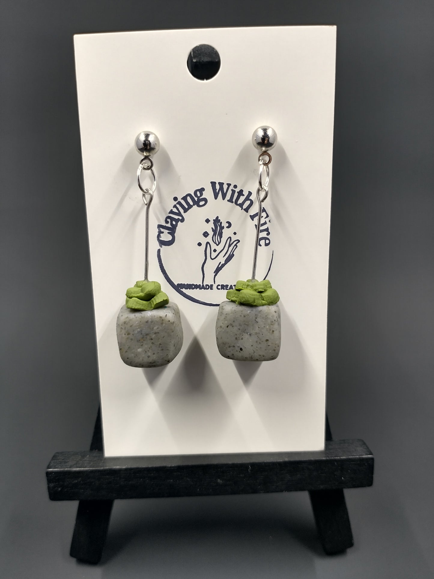 Succulent Collection | Small Granite Pot Dangles