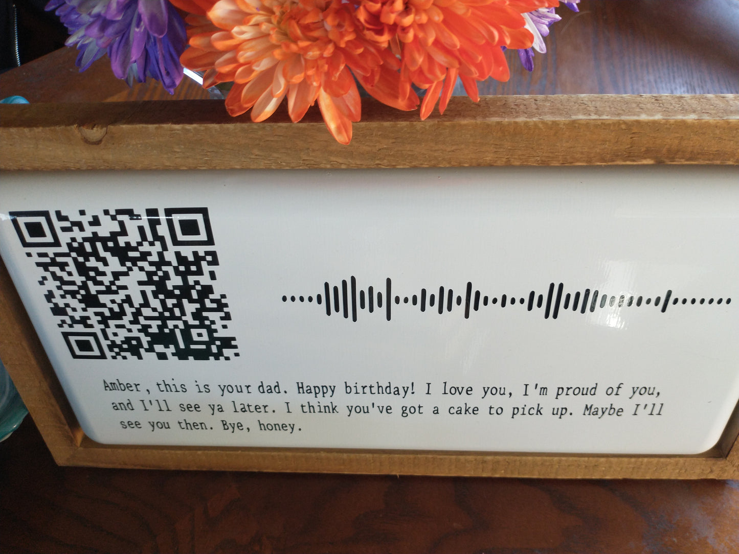 Voicemail Memorial Wall Hanging