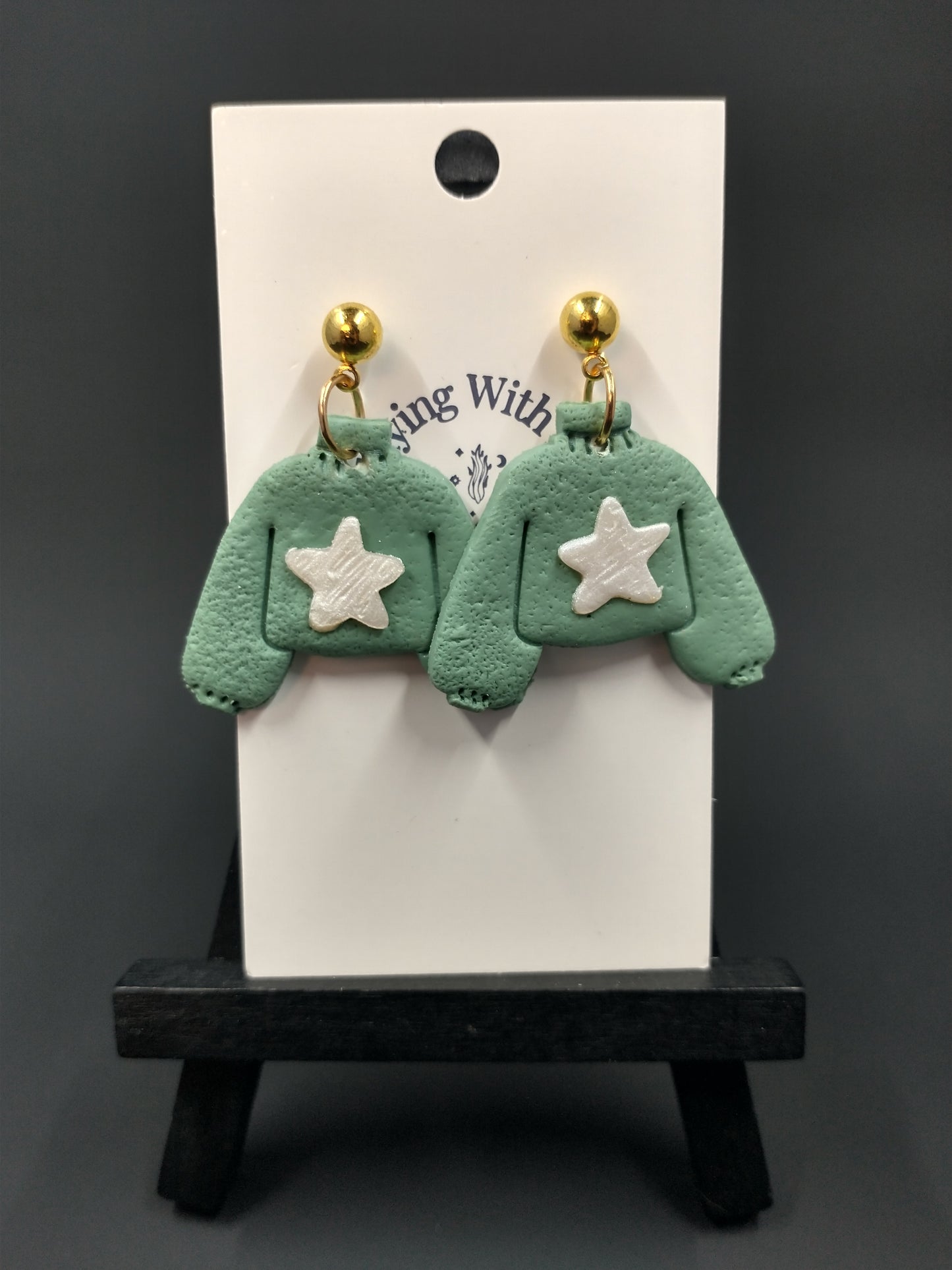 Christmas Collection | Sweater Weather | Green Stars