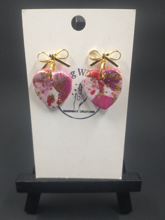 Valentine Collection | Marble | Hearts with bows