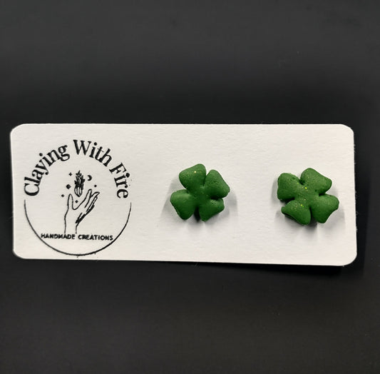 St. Patrick's Day Collection | Clover Studs 🍀