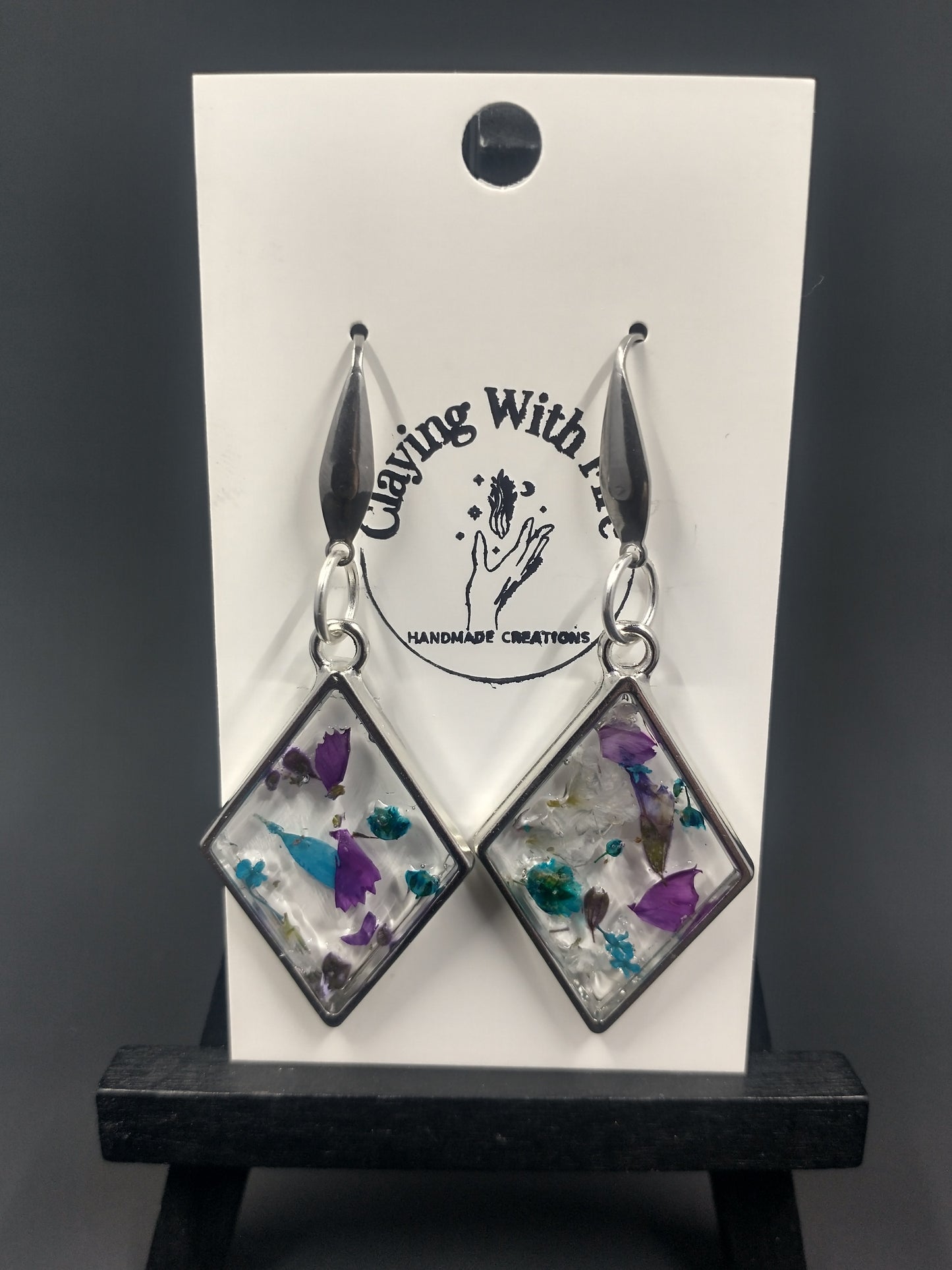 Floral Collection | Blue + Purple | Diamond