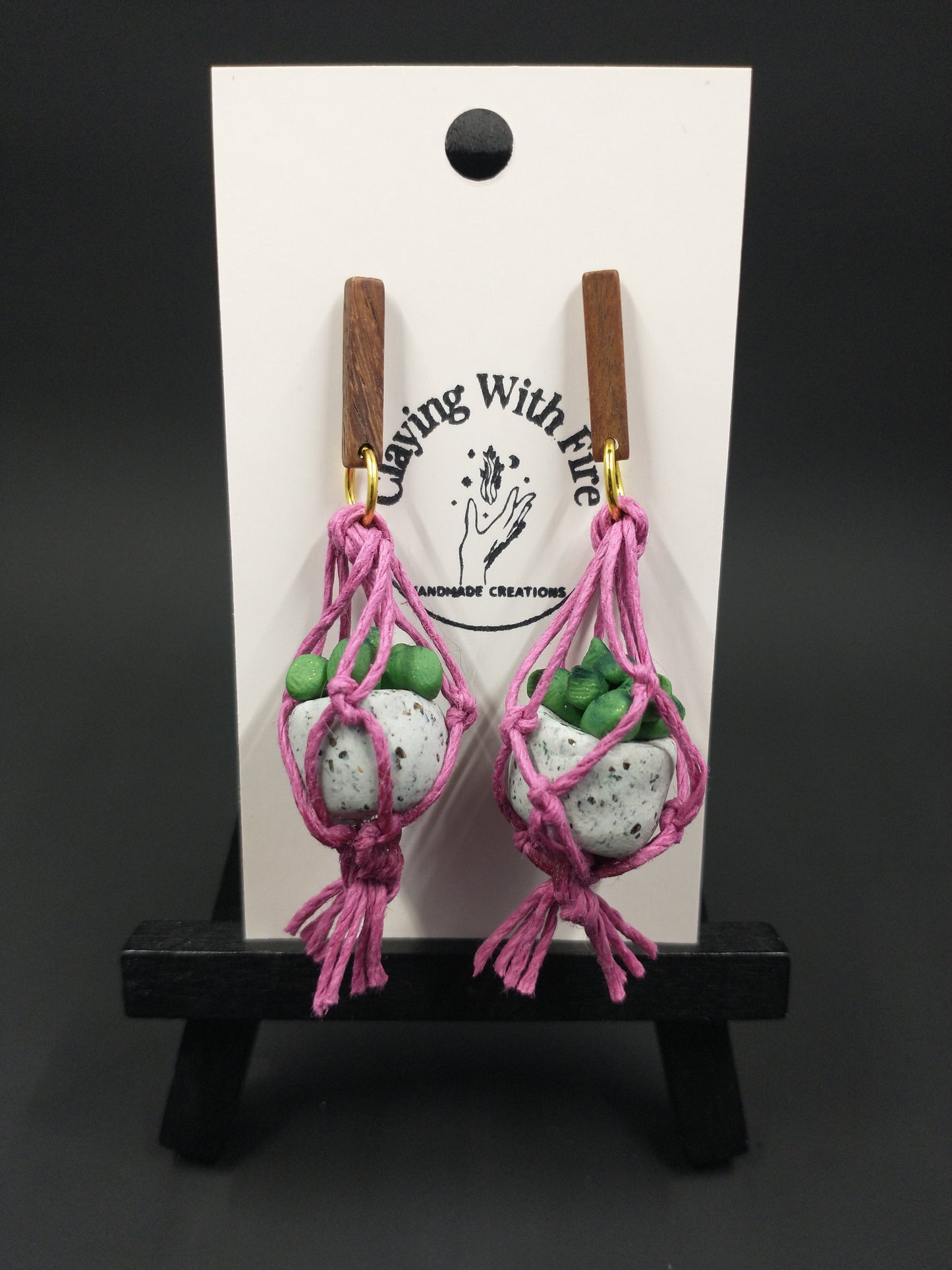 Succulent Collection | Macramé | Purple