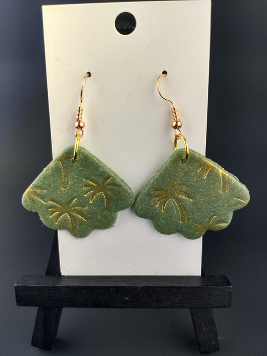 Green + Gold Palm Tree | BETTY