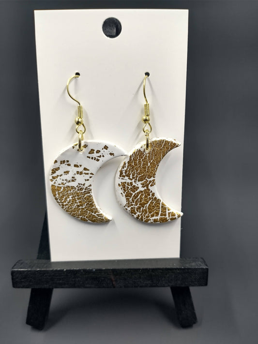 Gold + White Moons