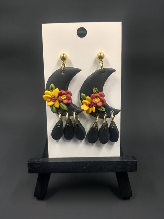 Fall Collection | Floral Teardrop Moons