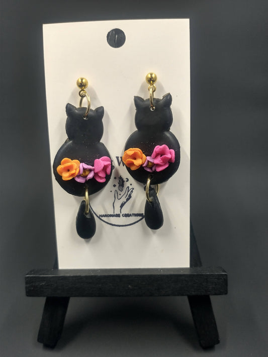 Fall Collection | Floral Black Cats