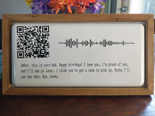 Voicemail Memorial Wall Hanging