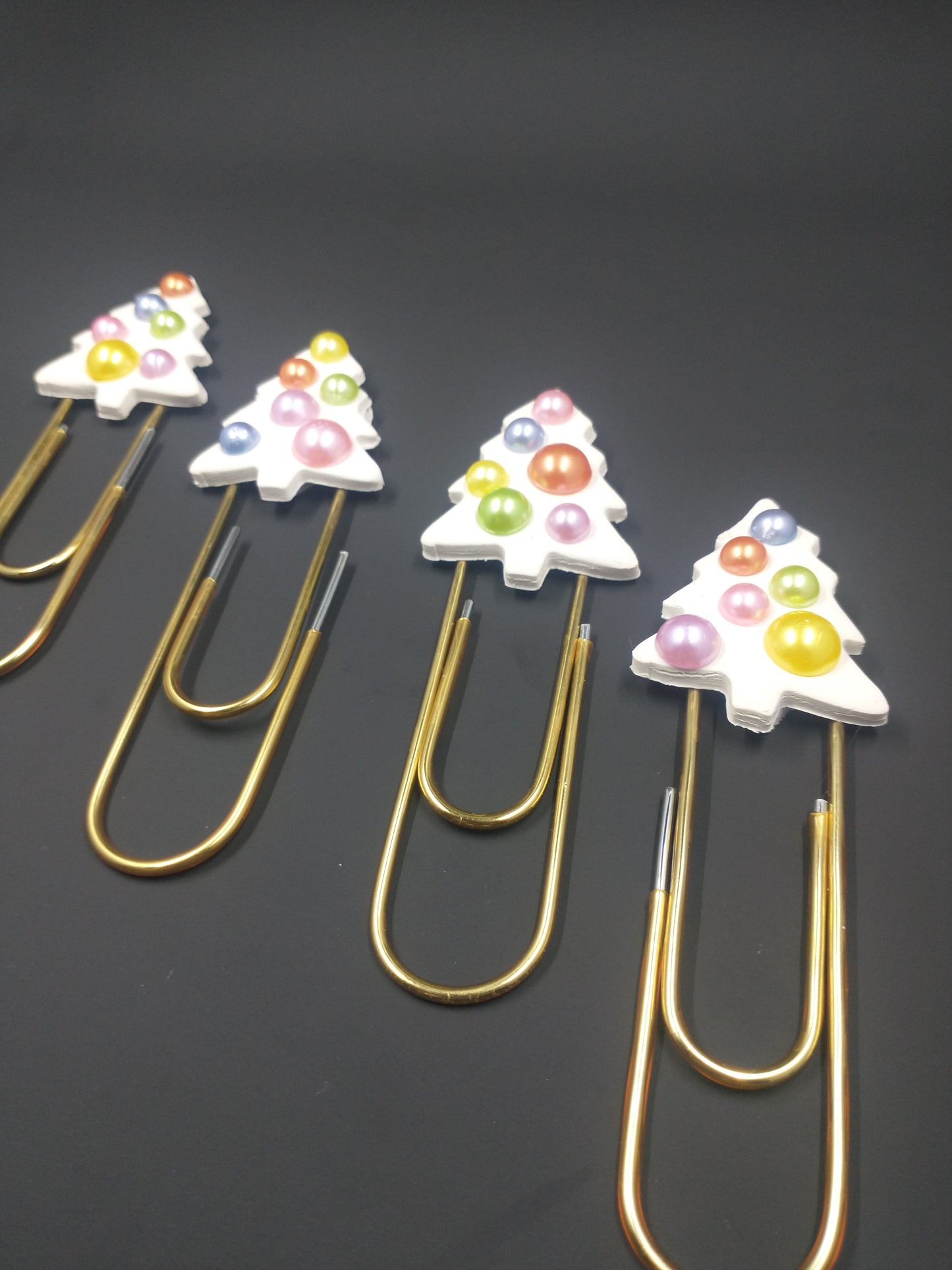 Christmas Collection | Tree Bookmark | White