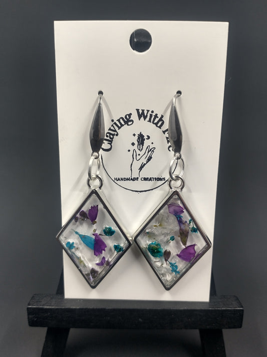 Floral Collection | Blue + Purple | Diamond