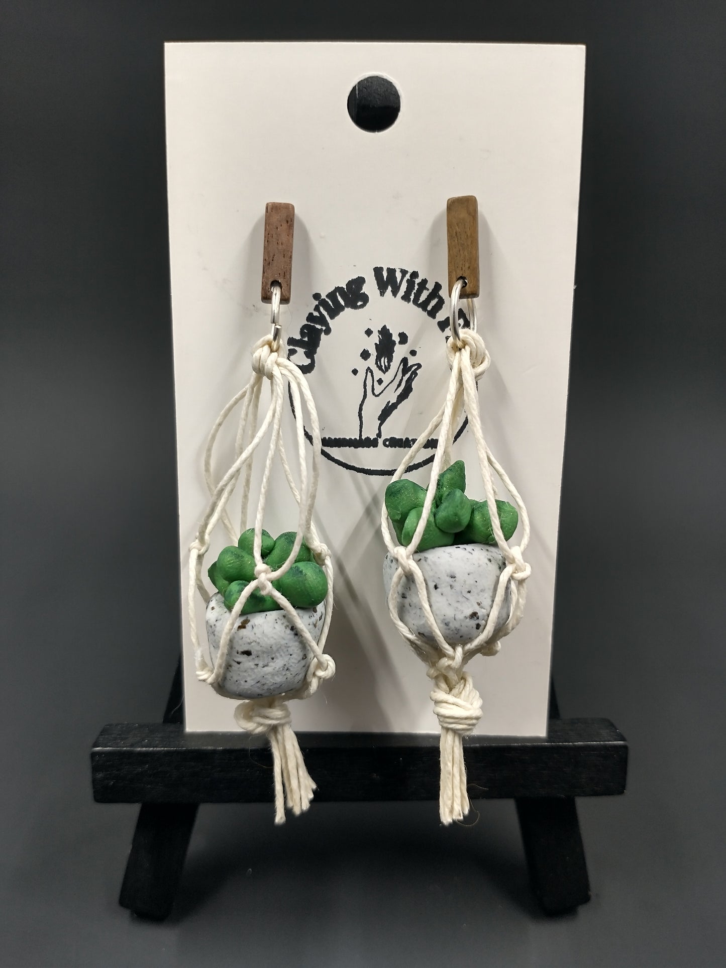 Succulent Collection | Macramé | Ivory